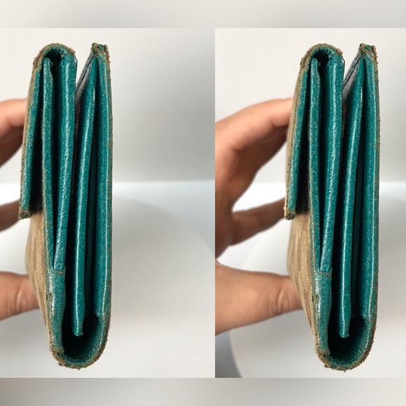 GUCCI Signature Monogram Canvas/Leather Long Wallet โค๏ธ - Picture 15 of 17